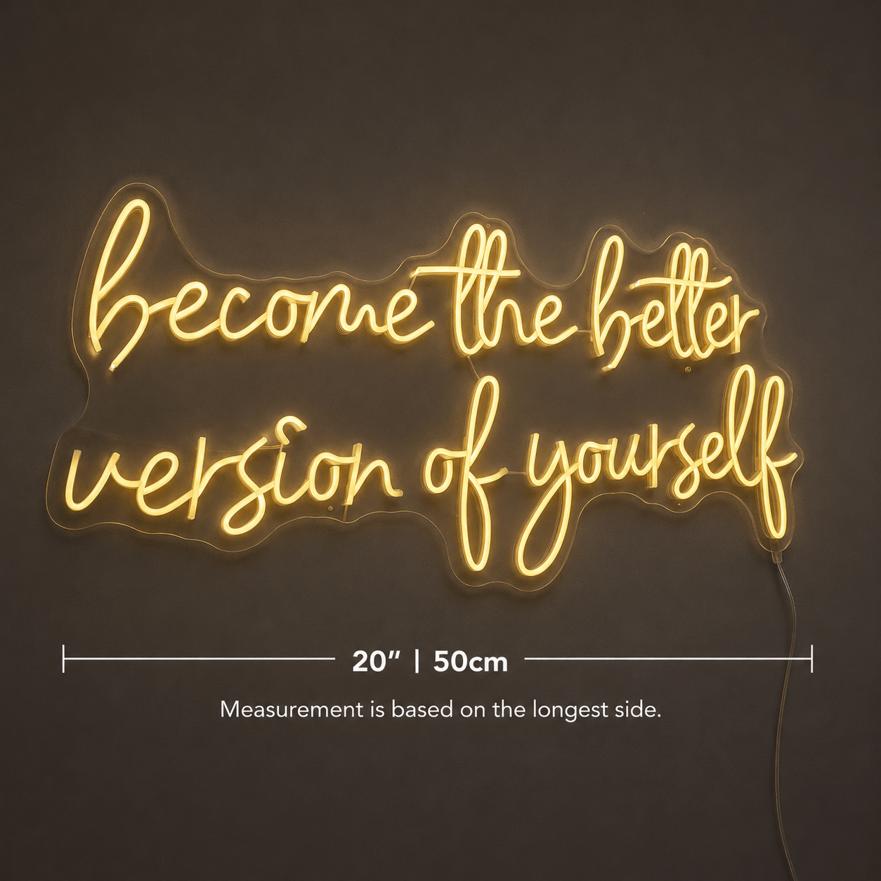 Become The Better Version Of Yourself LED Neon Sign - Shineneon