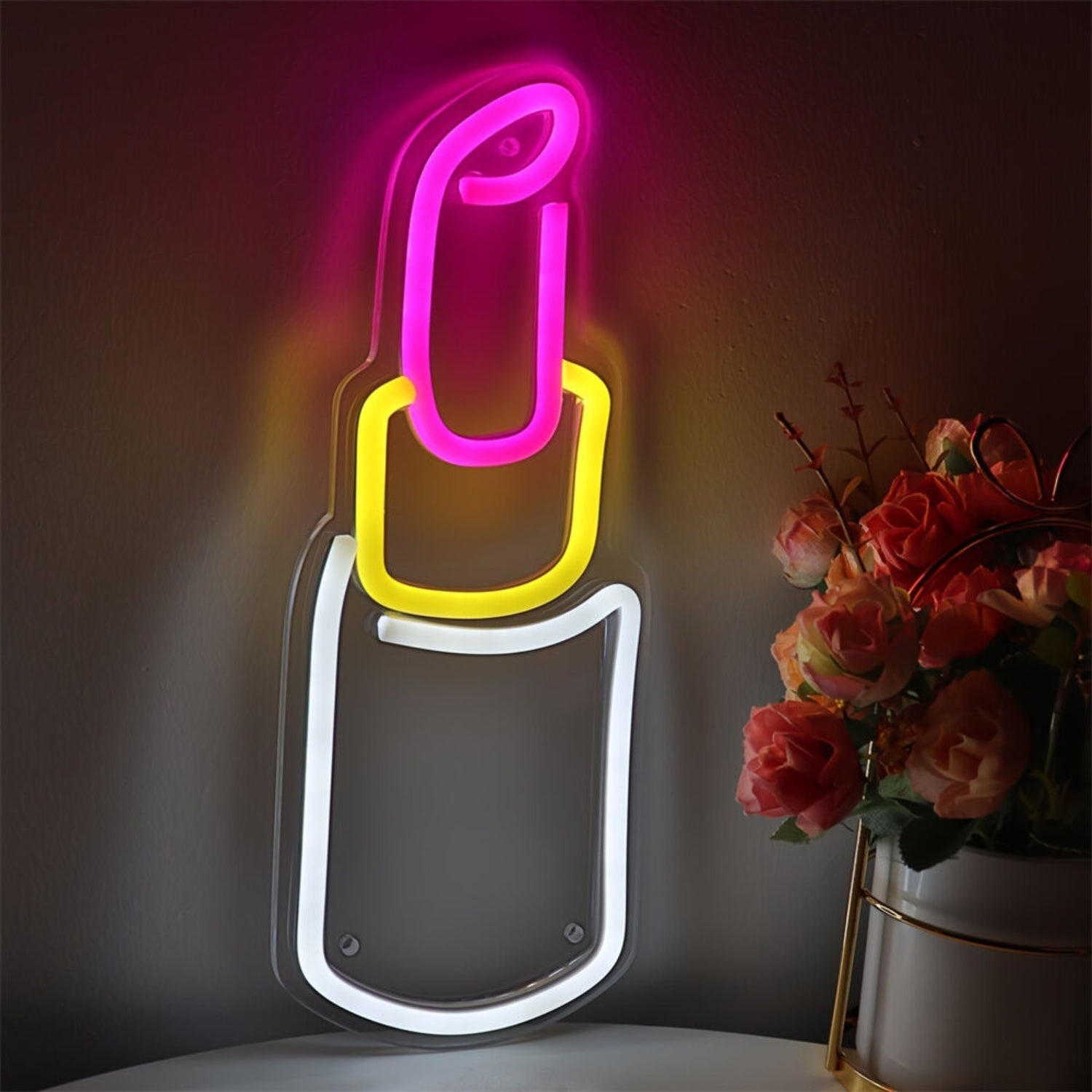 Bedroom Beauty Salon The Multi Color Lipstick Wall Led Neon Sign | Shineneon