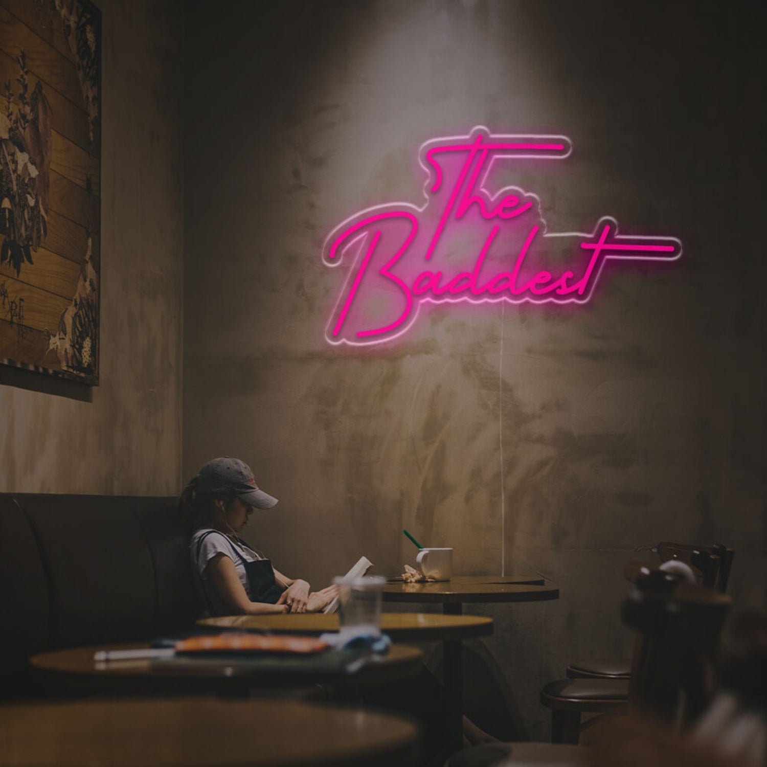 Bedroom Office Or Gaming Space With The Baddest Led Neon Sign | Shineneon