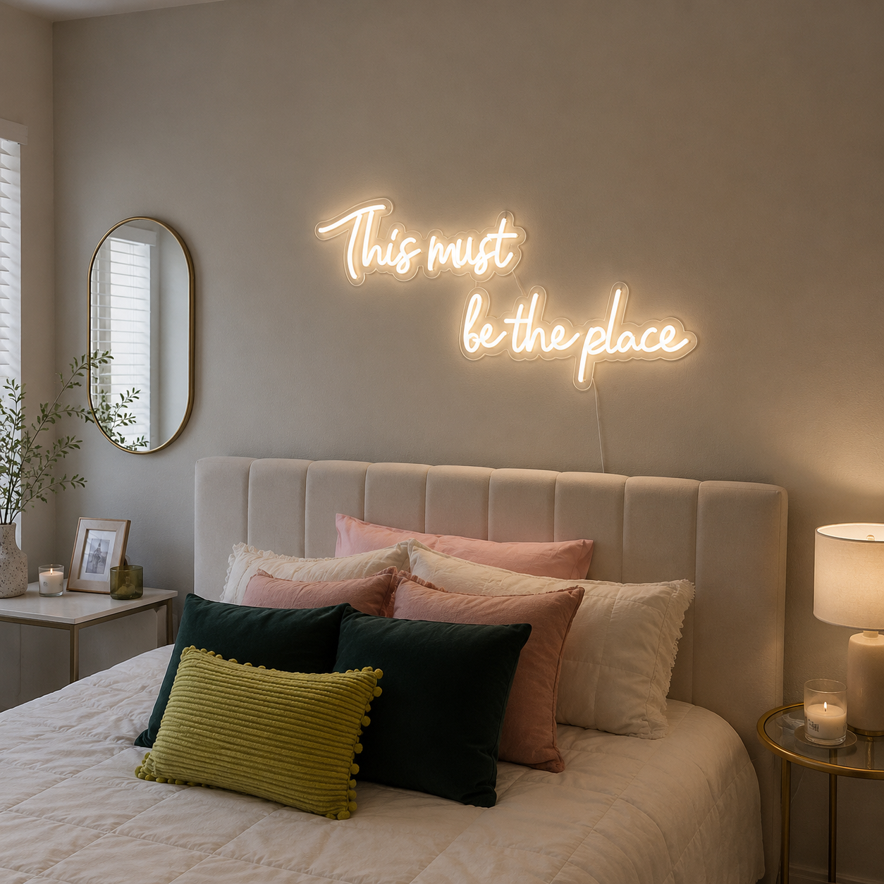 Bedroom Wall Art LED Neon Sign Home Decor main product image