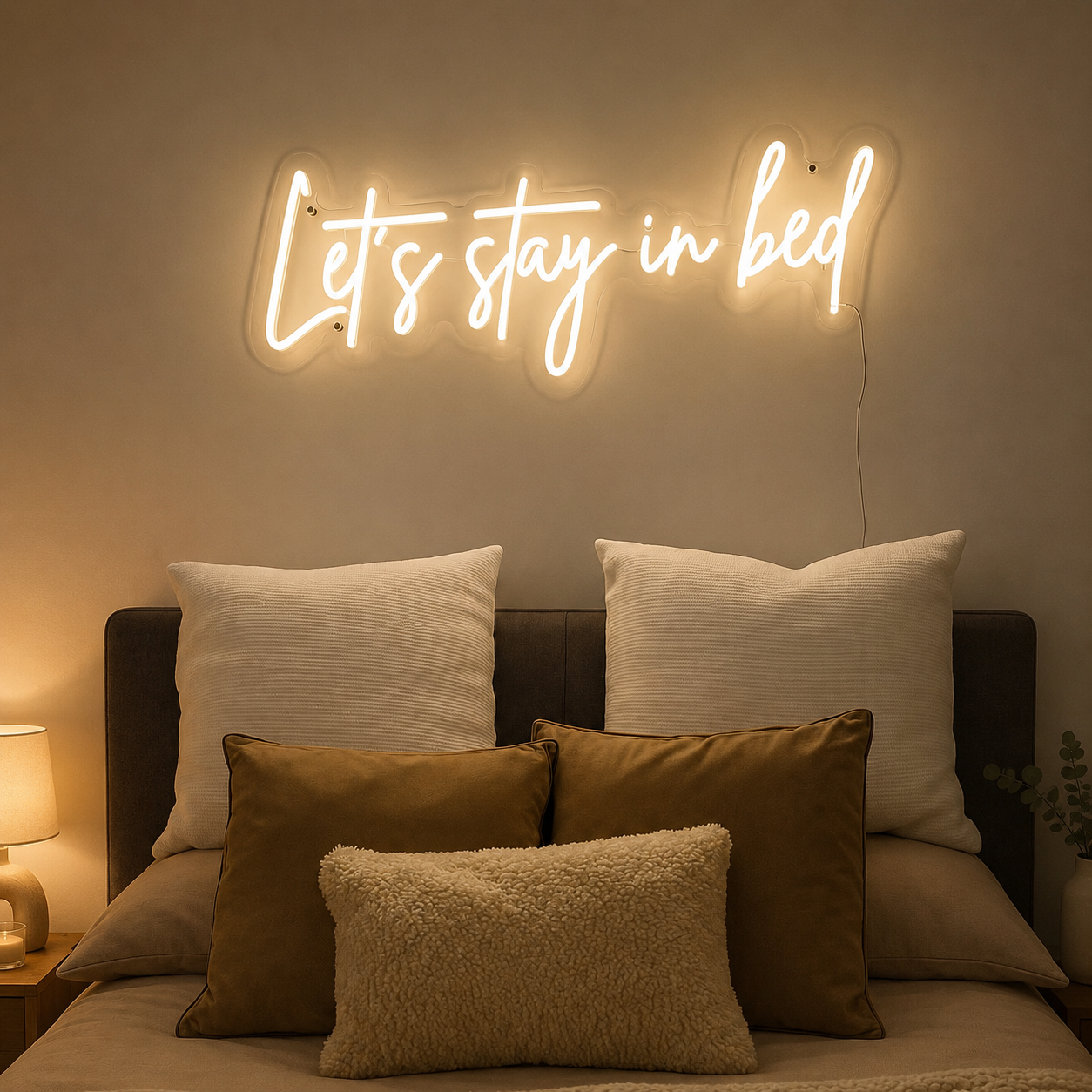 Bedroom Wide Wall Decor LED Neon Sign Home Art main product image