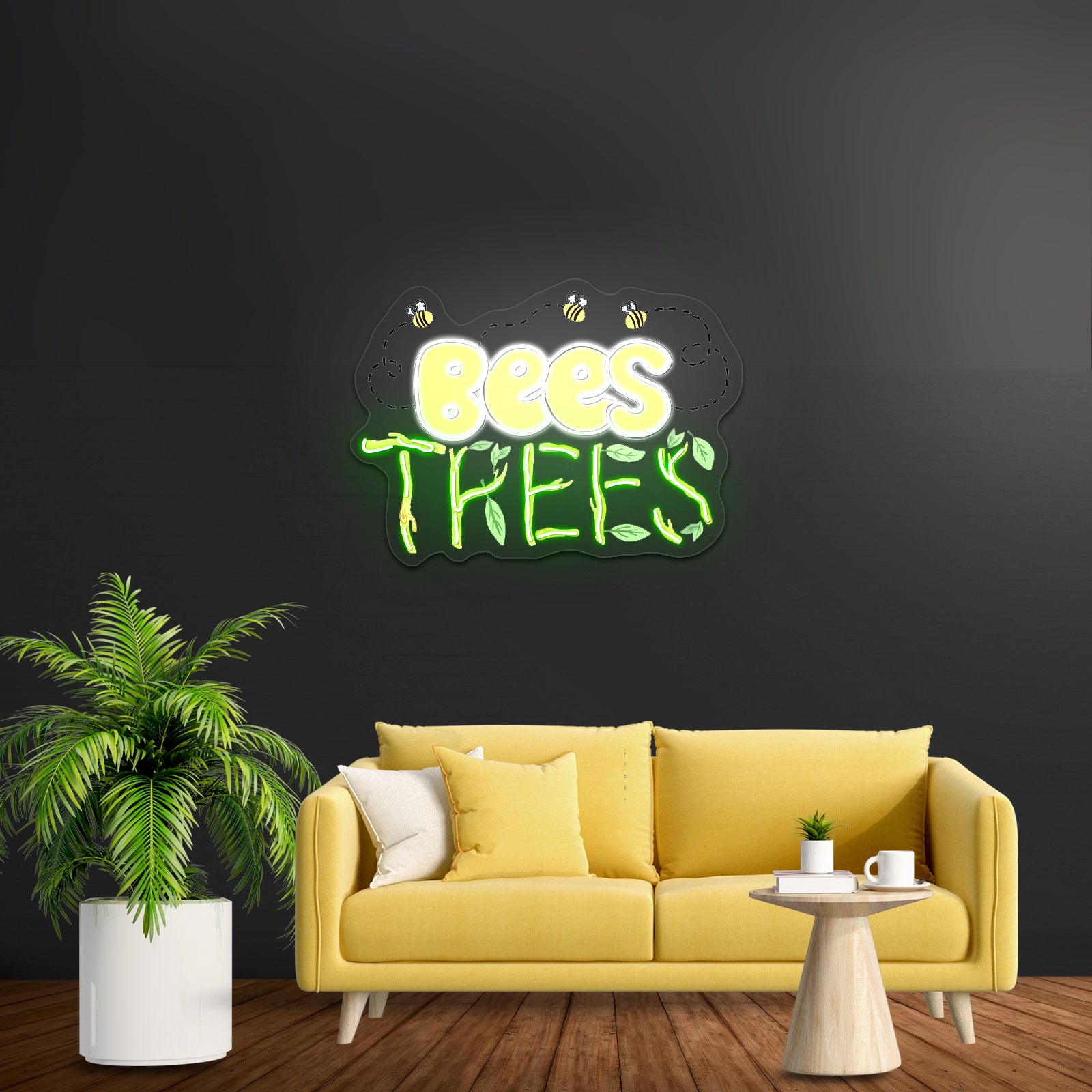 Bee Kind Cute Neon Signs For Kids Bedroom