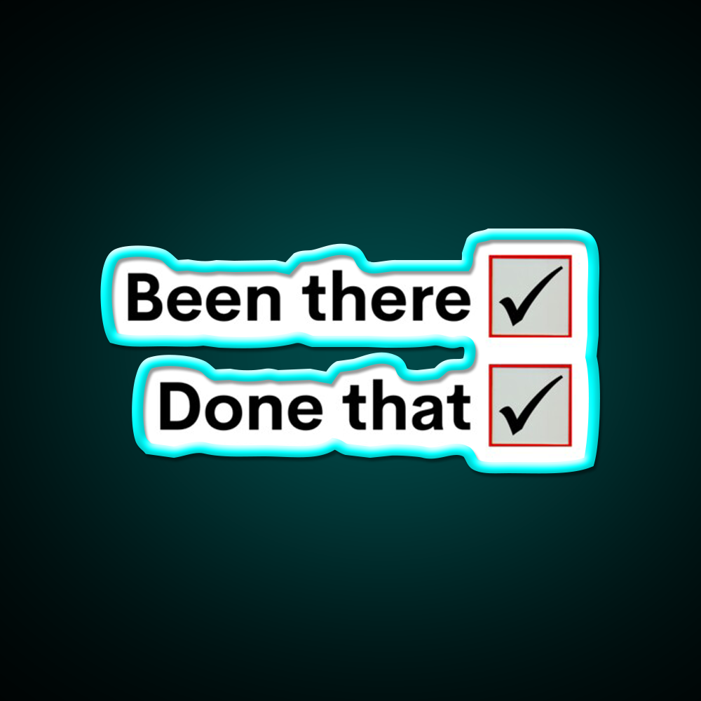 Been There Done That Man Cave Bar Led Neon Sign Rgb Color