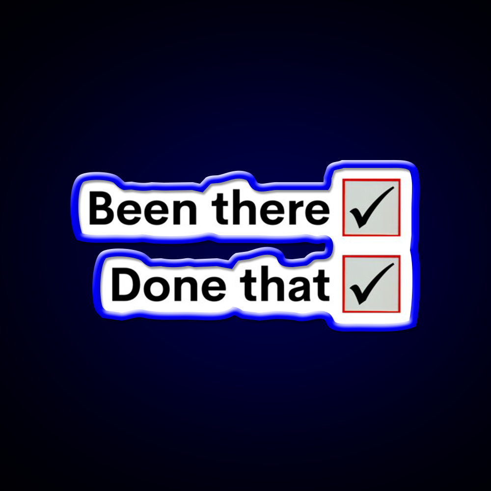 Been There Done That Man Cave Bar Led Neon Sign Rgb Color