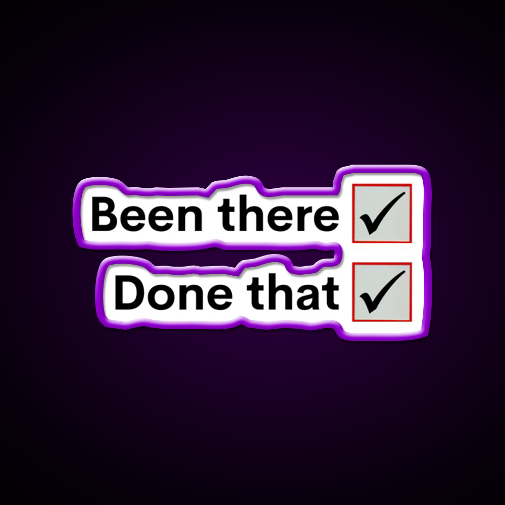 Been There Done That Man Cave Bar Led Neon Sign Rgb Color