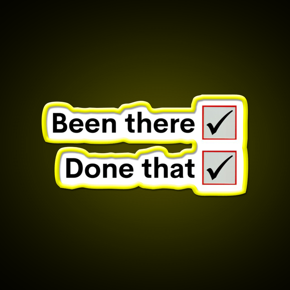 Been There Done That Man Cave Bar Led Neon Sign Rgb Color