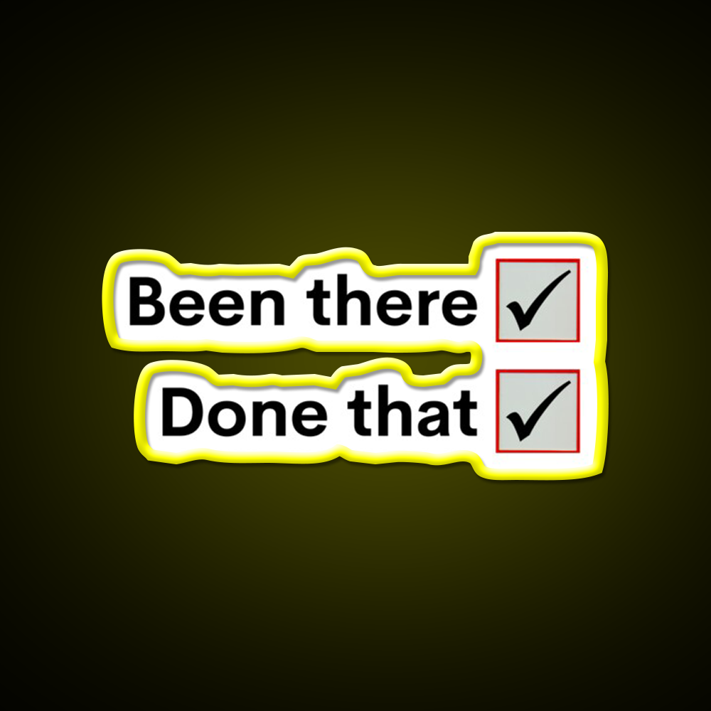 Been There Done That Man Cave Bar Led Neon Sign Rgb Color