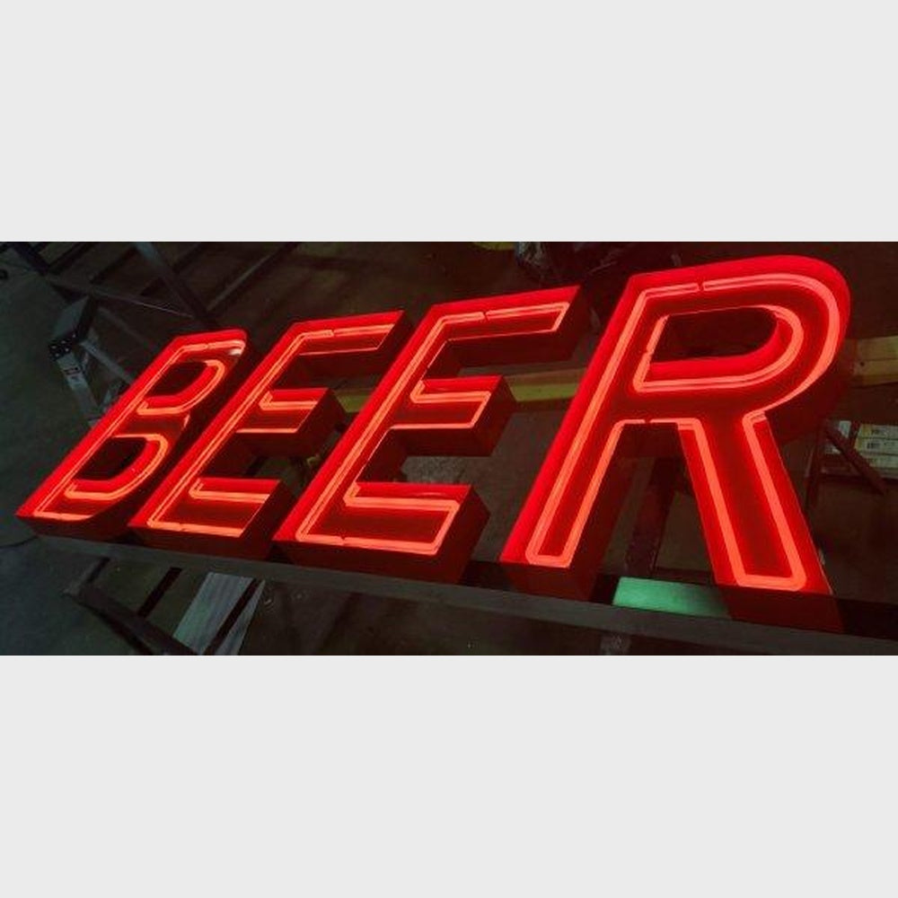 Beer 3D Frontlit Channel Letters Led Light Sign