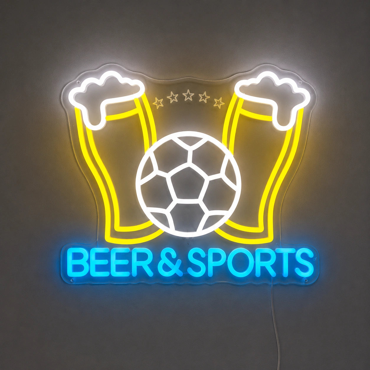 Beer And Sports Neon Sign LED Neon Sign main product image