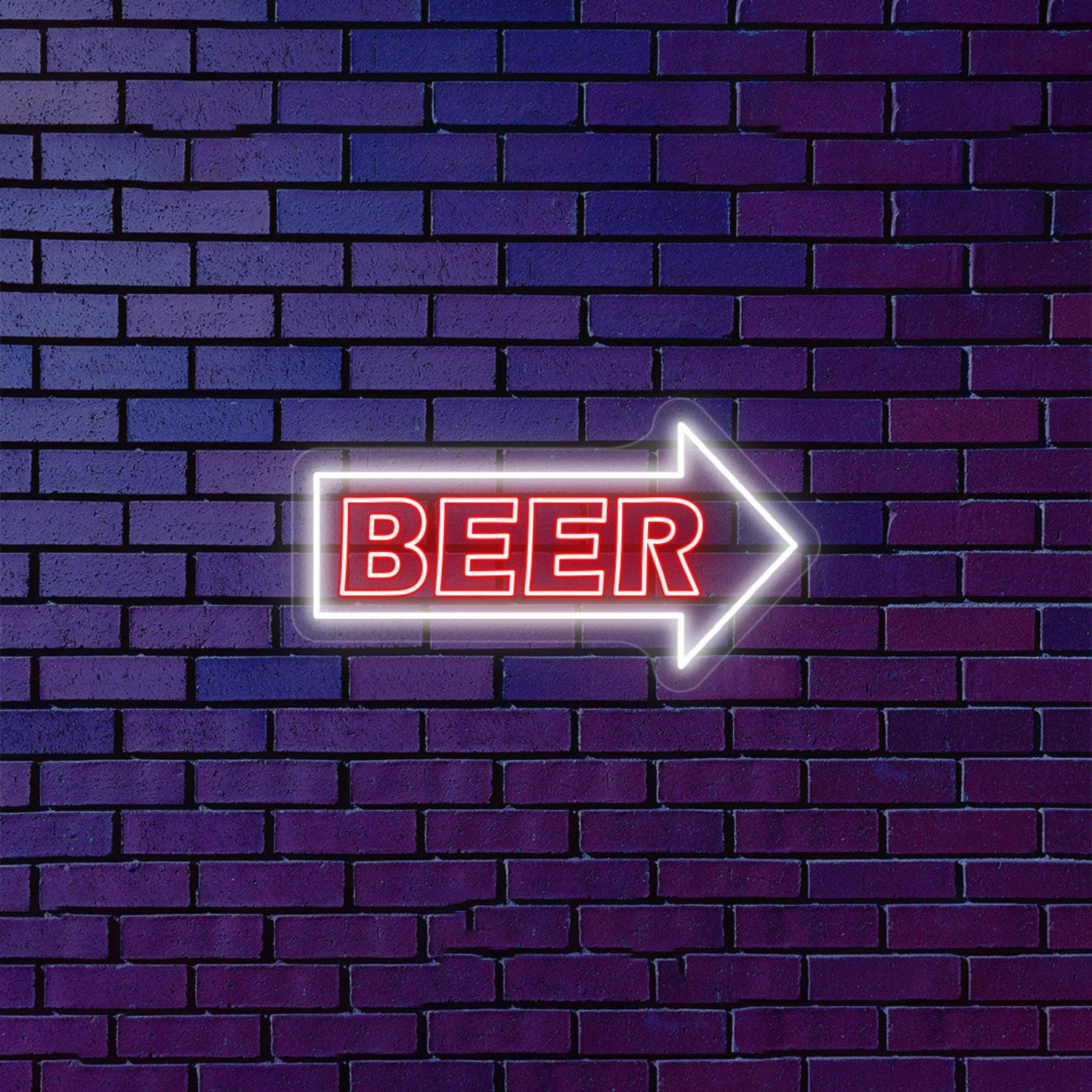 Beer Arrow Led Neon Sign Multicolor | Shineneon