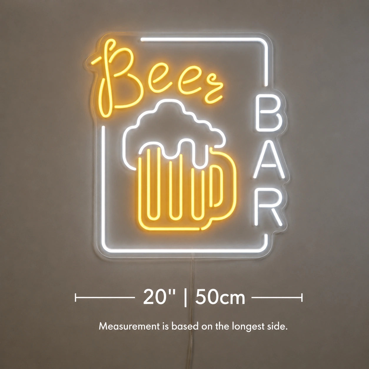 Beer Bar Bottle Shelf Neon Sign LED Neon Sign size image