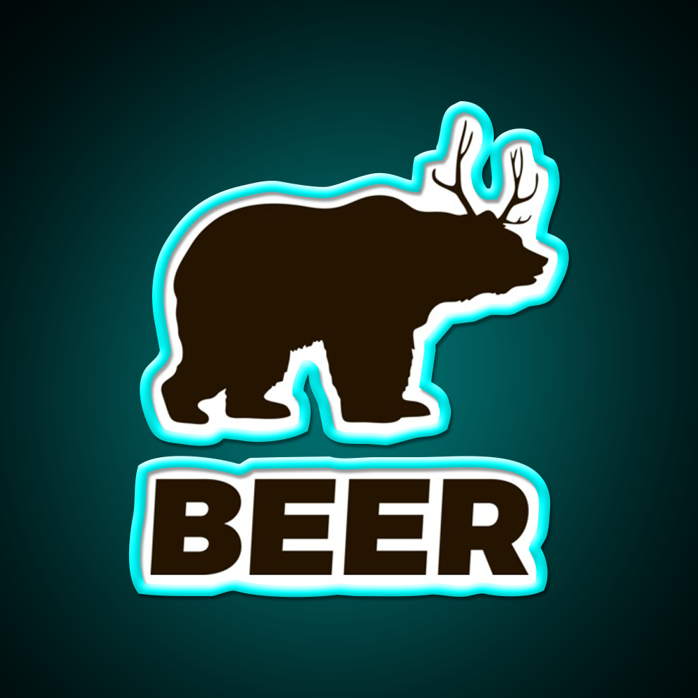 Beer Bar Decor Led Neon Sign Rgb Color - Size and dimension reference