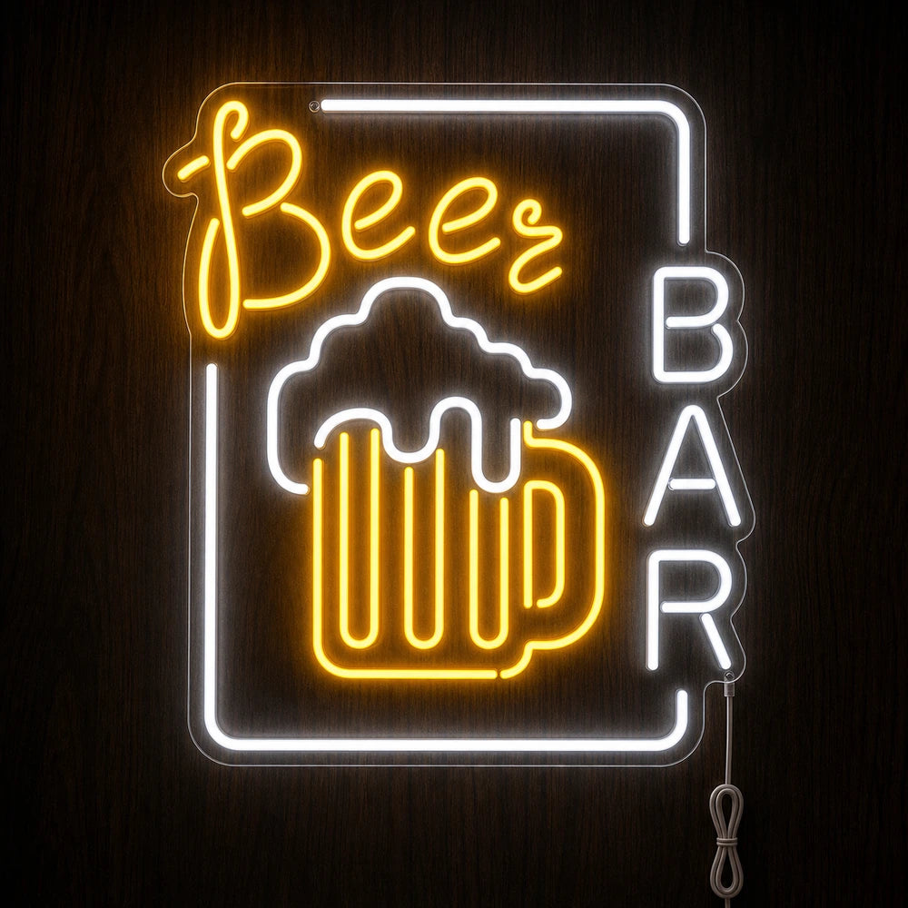 Beer Bar Mug Neon Sign LED Neon Sign main product image