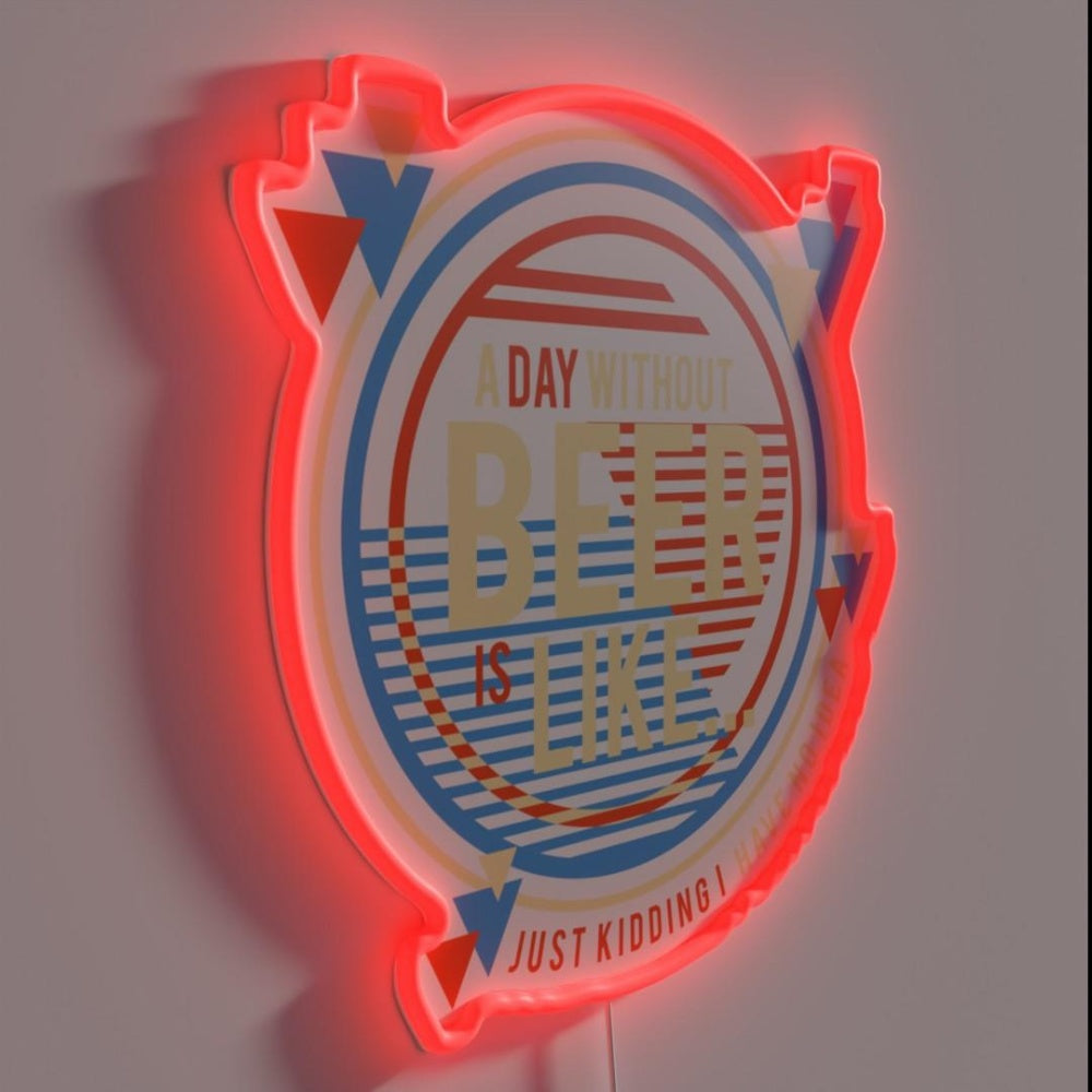 Beer Beer Drinker Alcohol Rgb Led Neon Sign - LED neon sign close-up detail