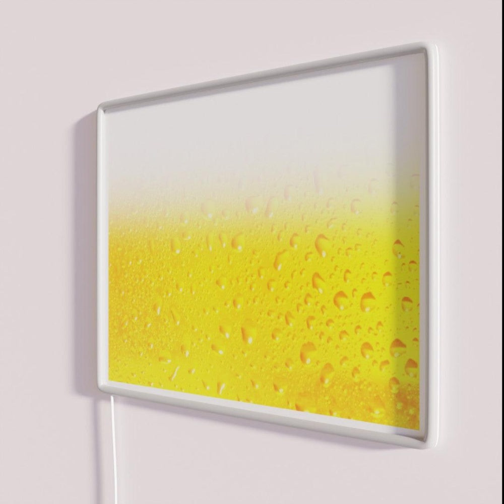 Beer Bubble Rgb Led Neon Sign Bar Wall Decor - Neon sign mounted on wall in room
