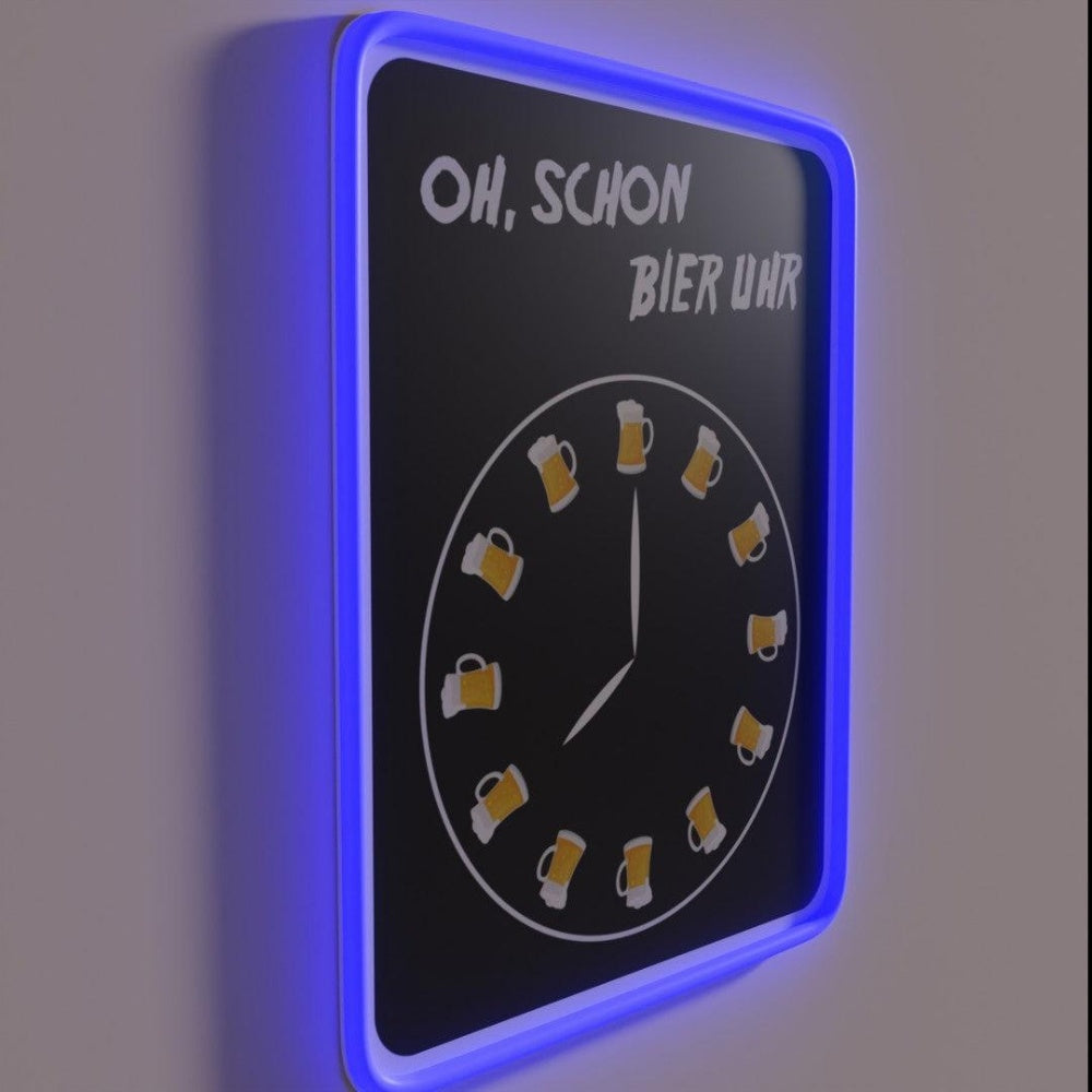 Beer Clock Rgb Led Neon Sign - LED neon sign close-up detail