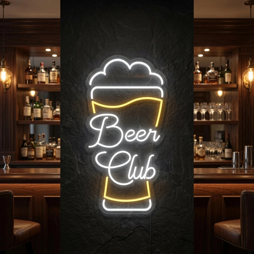 Beer Club LED Neon Sign - 02 High-Converting Product Image