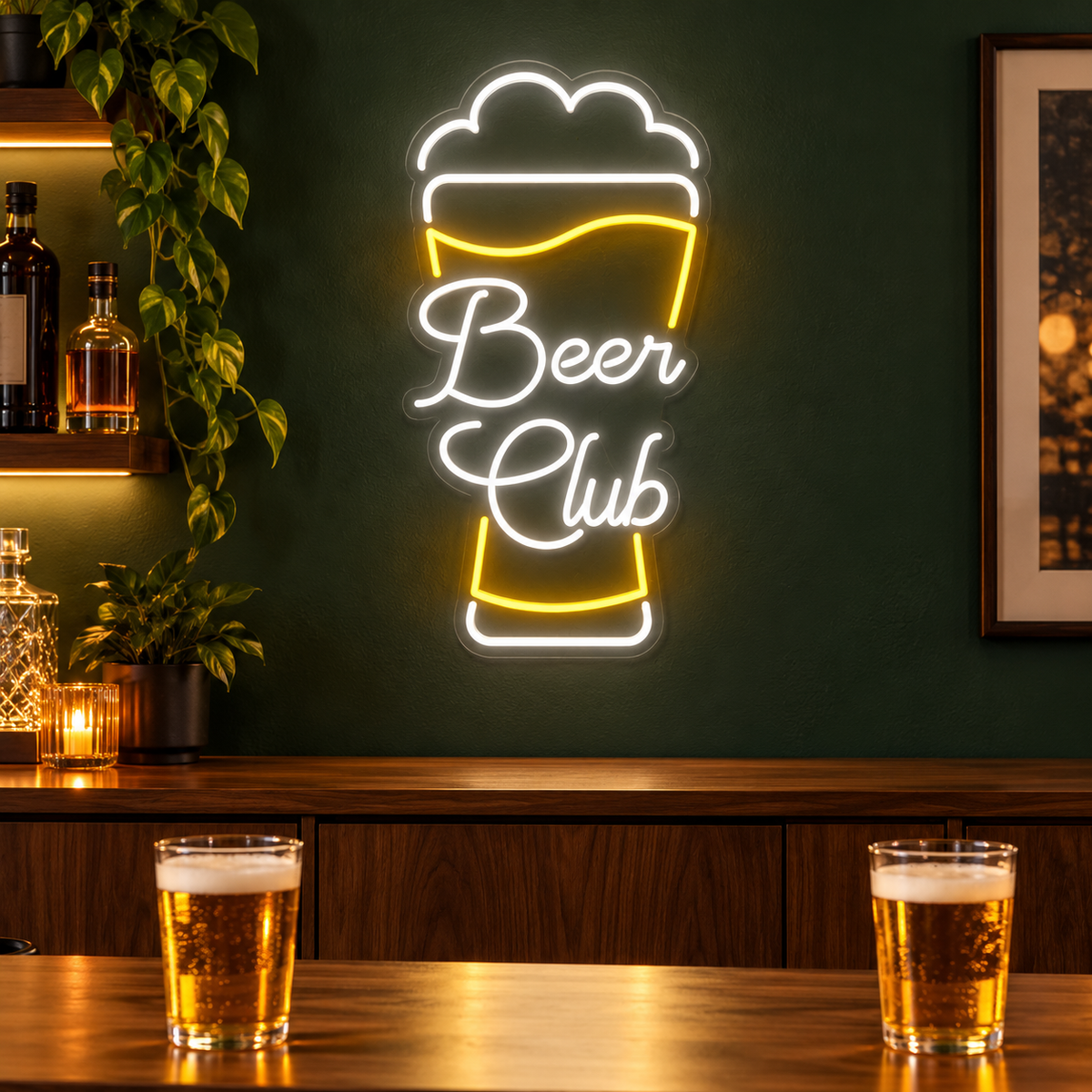 Beer Club LED Neon Sign