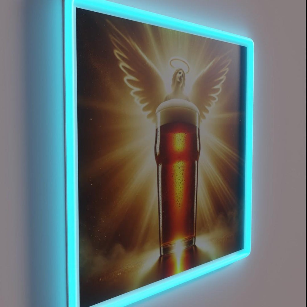 Beer Code Rgb Led Neon Sign Bar Wall Decor - LED neon sign close-up detail