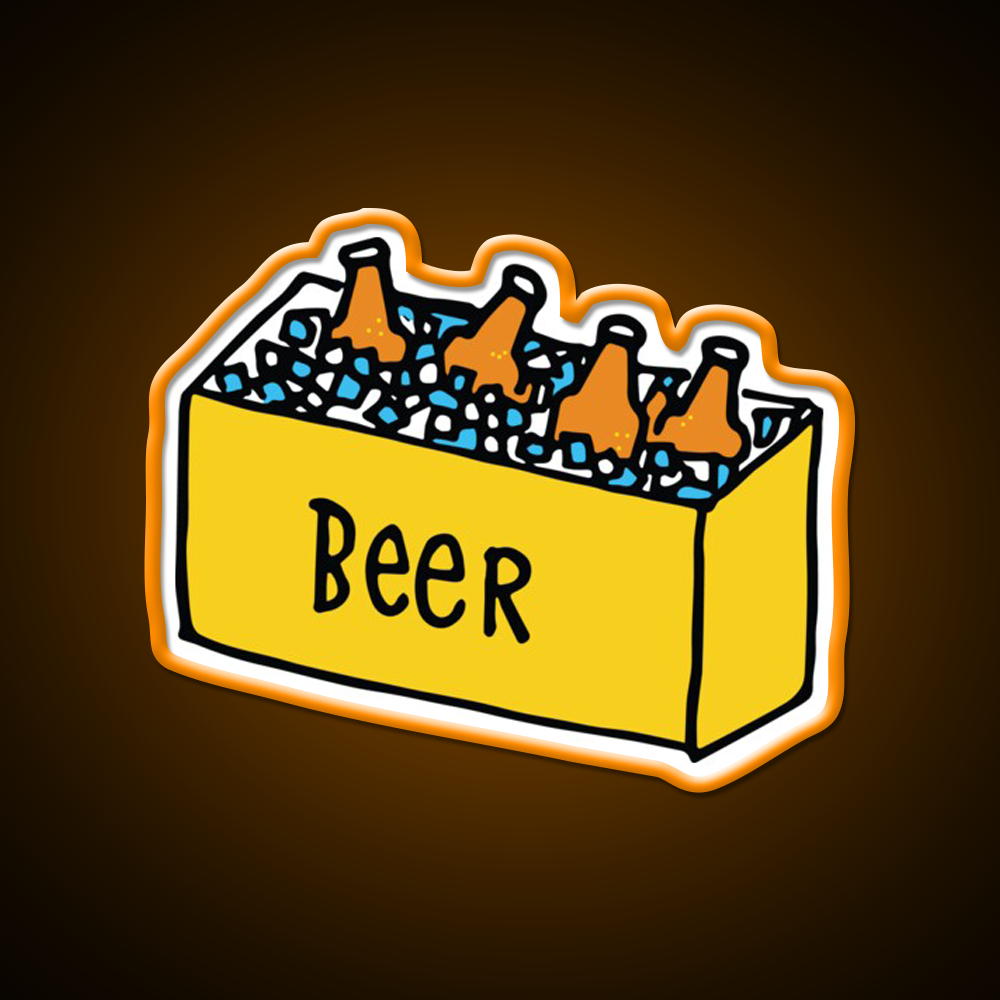 Beer Cooler Time Beer Bar Decor Led Neon Sign Rgb Color - LED neon sign view 6