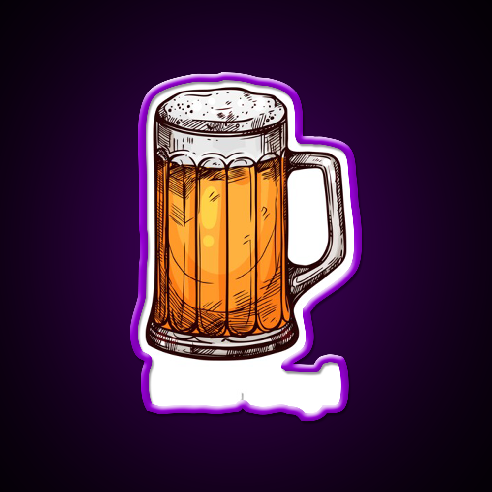 Beer Day Happy Beer Day Beer Bar Decor Led Neon Sign Rgb Color - LED neon sign view 9