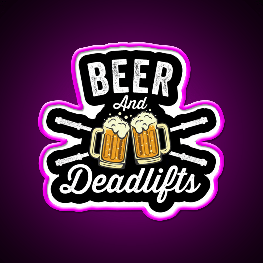 Beer Deadlift Party Drink Tequila Led Neon Sign Rgb Color - Shineneon