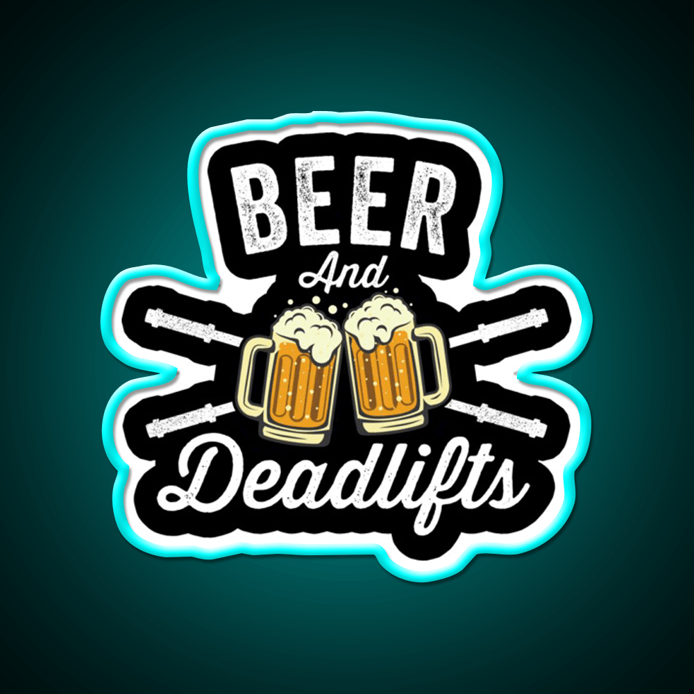 Beer Deadlift Party Drink Tequila Led Neon Sign Rgb Color - Shineneon