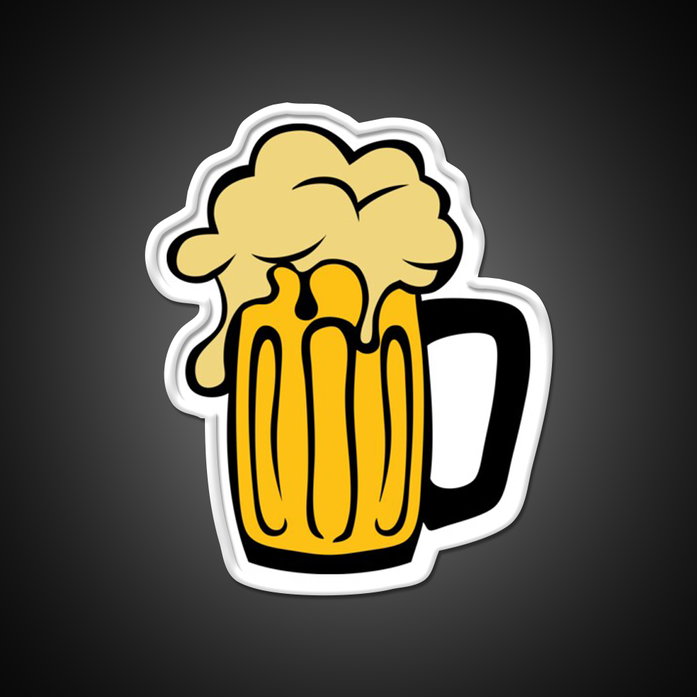 Beer Drawing Foam Booze Alcohol Beer Bar Decor Led Neon Sign Rgb Color - LED neon sign view 11