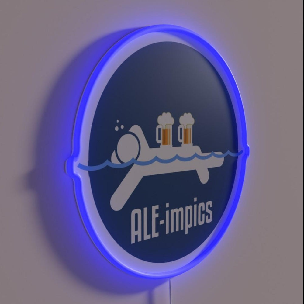 Beer Festival Aleimpics Rgb Led Neon Sign Bar Uv Printed Decor