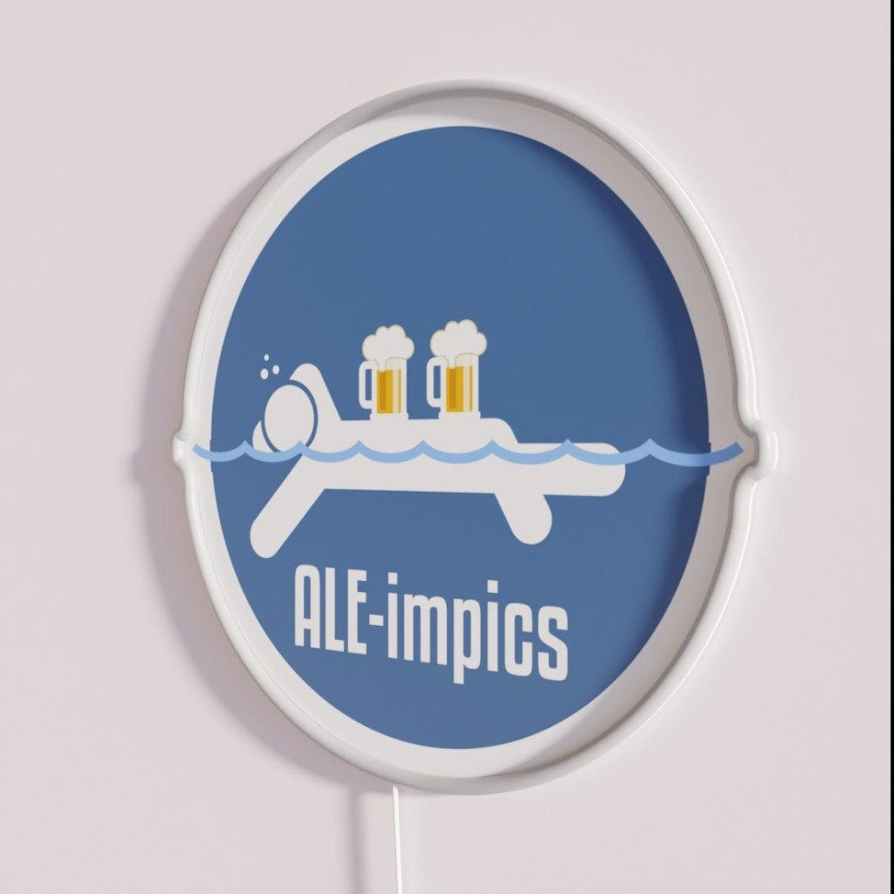 Beer Festival Aleimpics Rgb Led Neon Sign Bar Uv Printed Decor