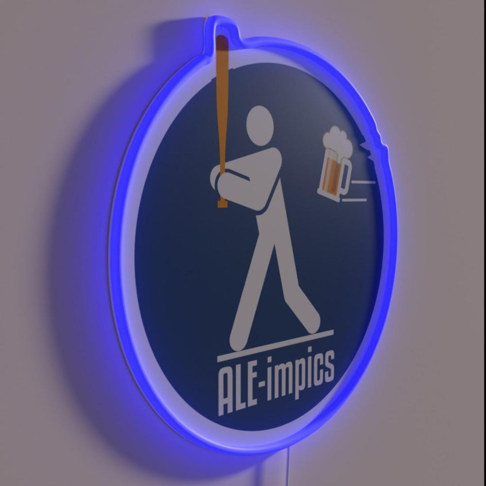Beer Festival Aleimpics Rgb Led Neon Sign Restaurant Wall Art - LED neon sign close-up detail
