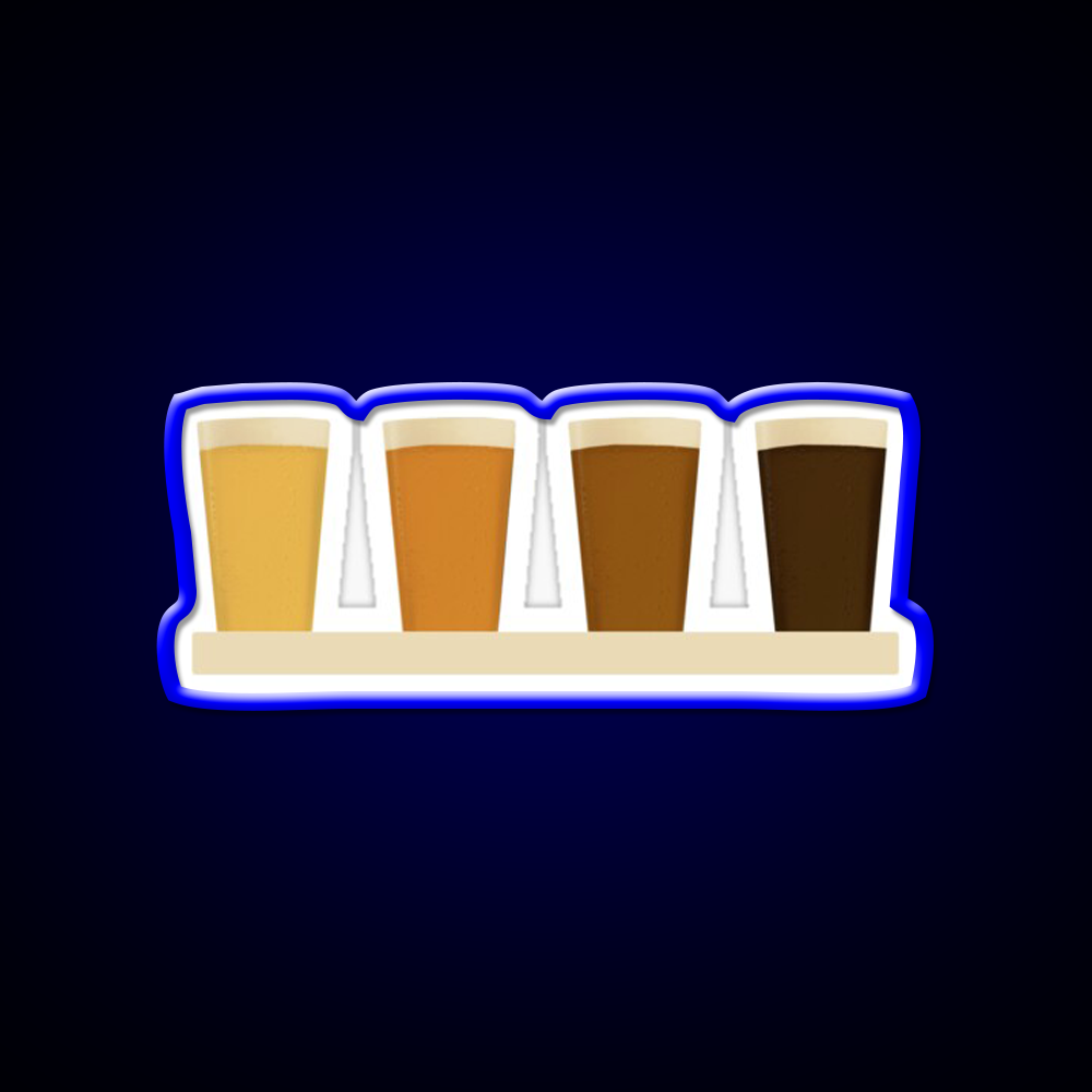 Beer Flight Tasting Paddle Beer Bar Decor Led Neon Sign Rgb Color - LED neon sign view 5