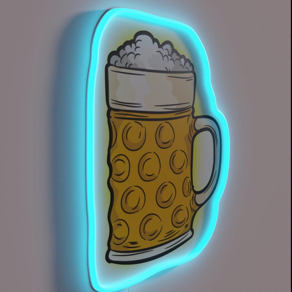 Beer Glas Oktoberfest Rgb Led Neon Sign - LED neon sign close-up detail