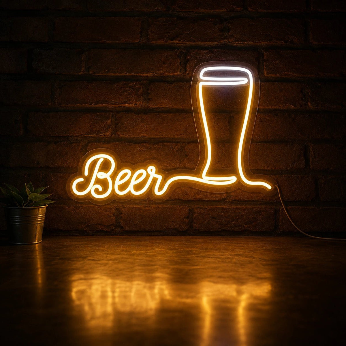 Beer Glass Patio LED Neon Sign - Shineneon