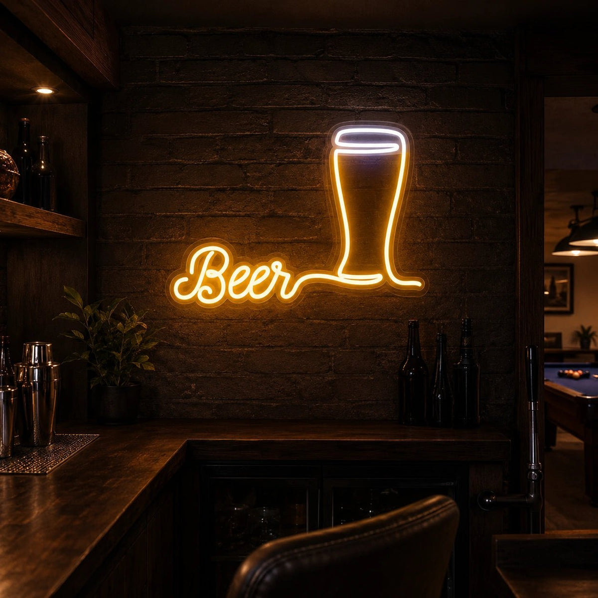 Beer Glass Patio LED Neon Sign - Shineneon