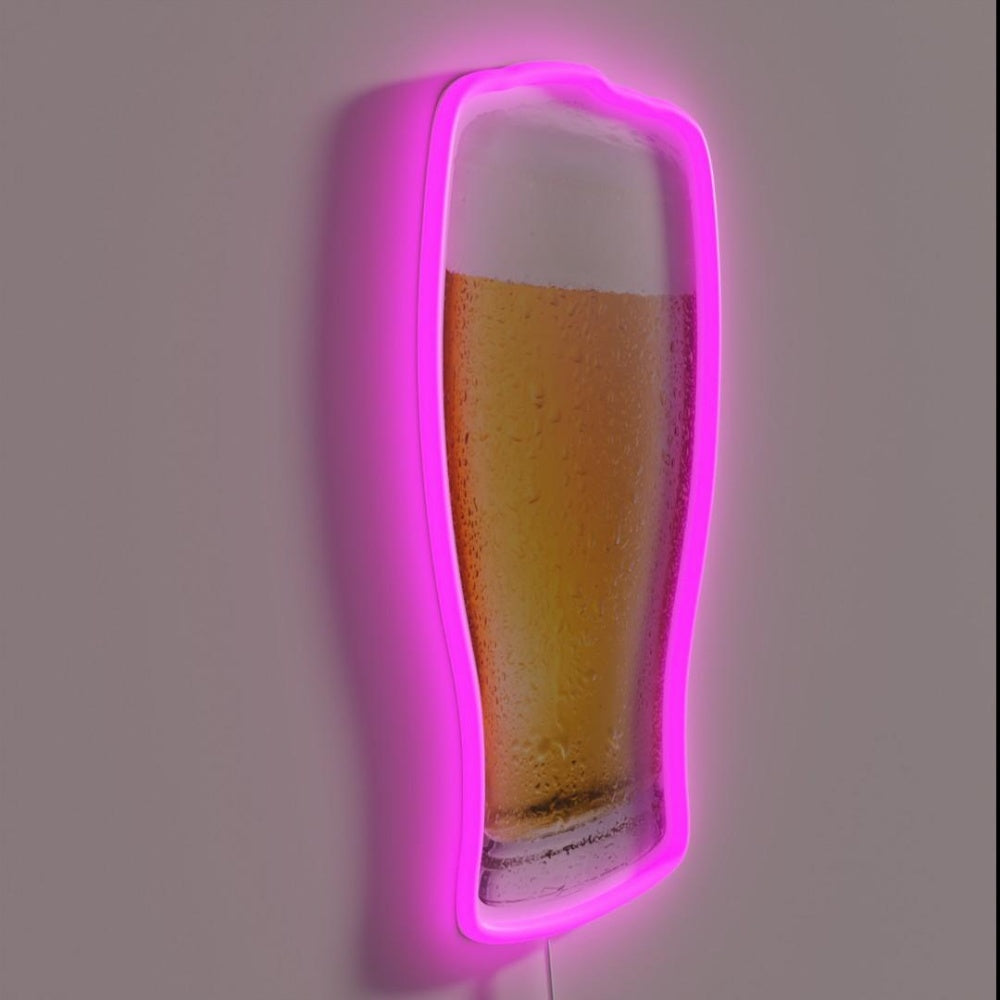 Beer Glass Rgb Led Neon Sign - LED neon sign close-up detail