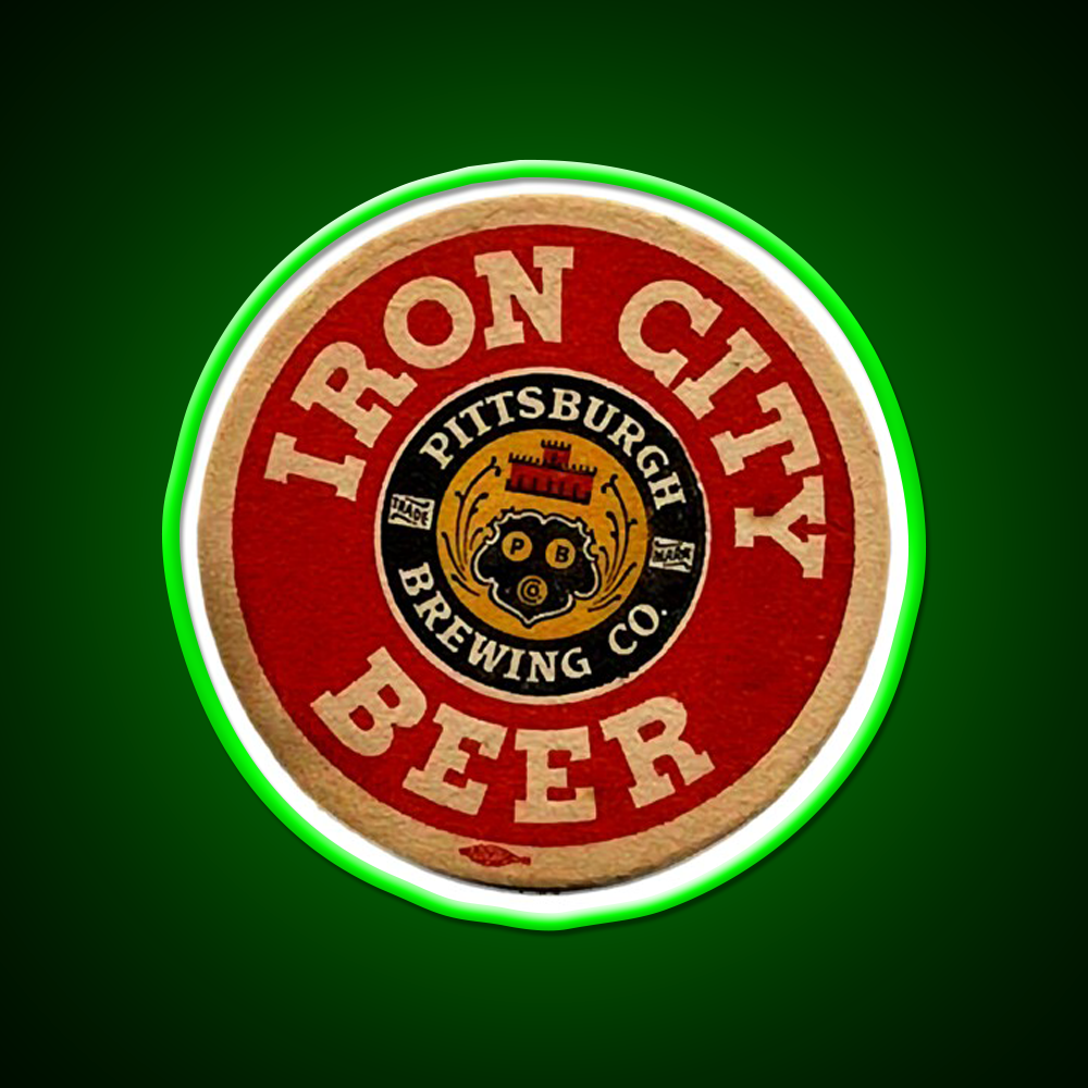Beer Irons City Beer Bar Decor Led Neon Sign Rgb Color