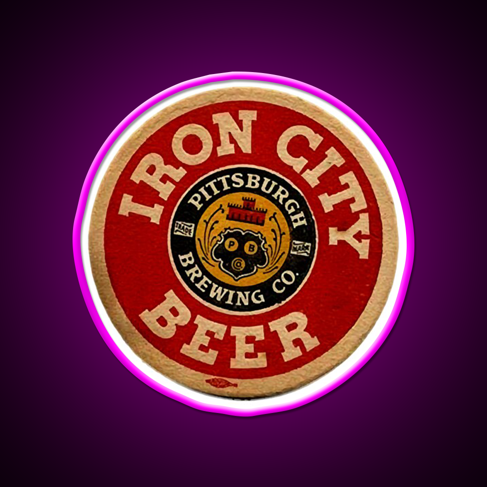Beer Irons City Beer Bar Decor Led Neon Sign Rgb Color