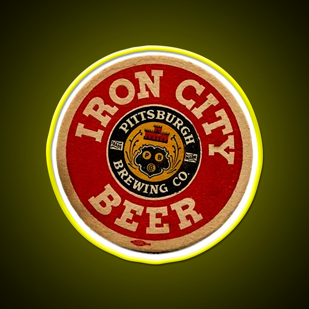 Beer Irons City Beer Bar Decor Led Neon Sign Rgb Color