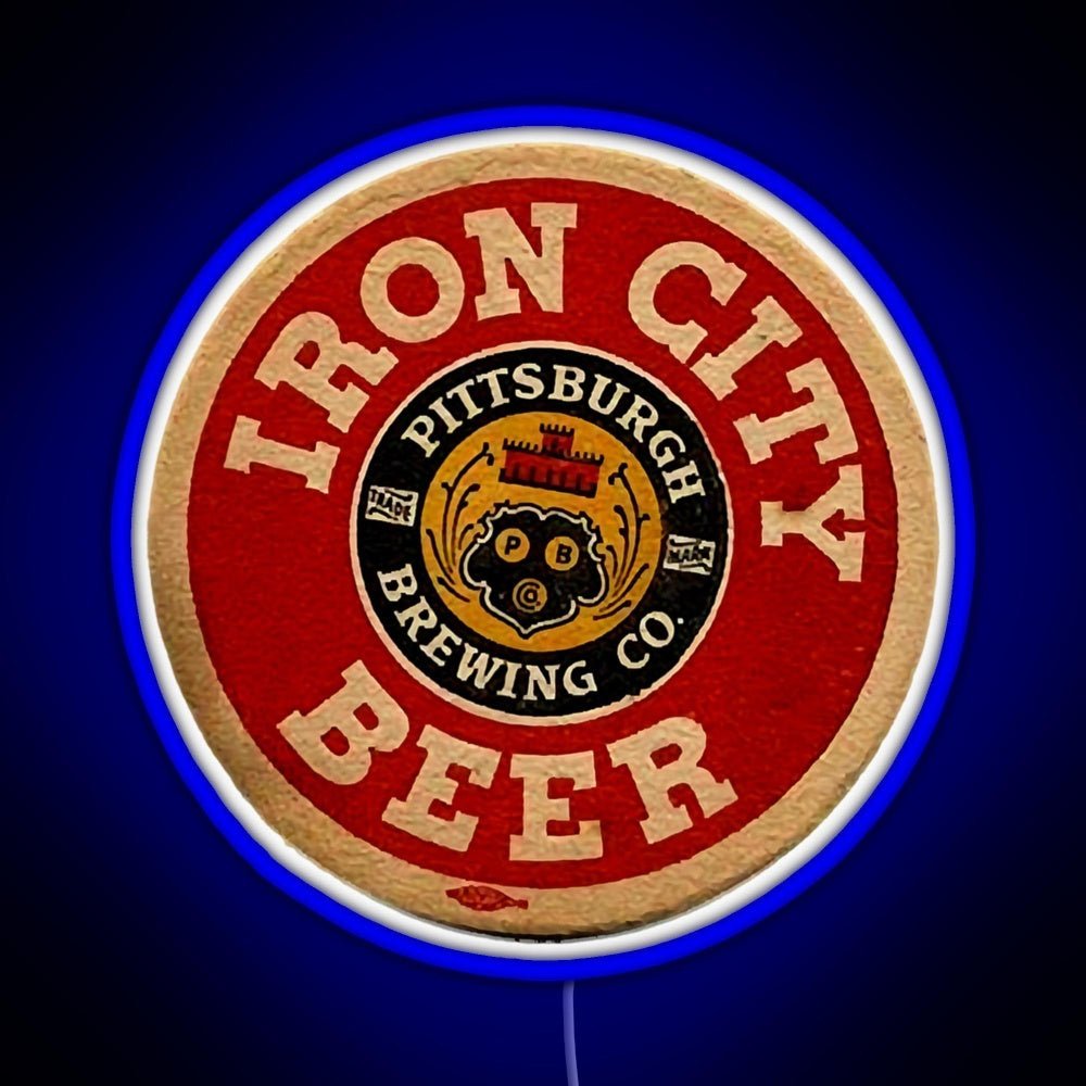 Beer Irons City Rgb Led Neon Sign Pop Wall Art - Shineneon