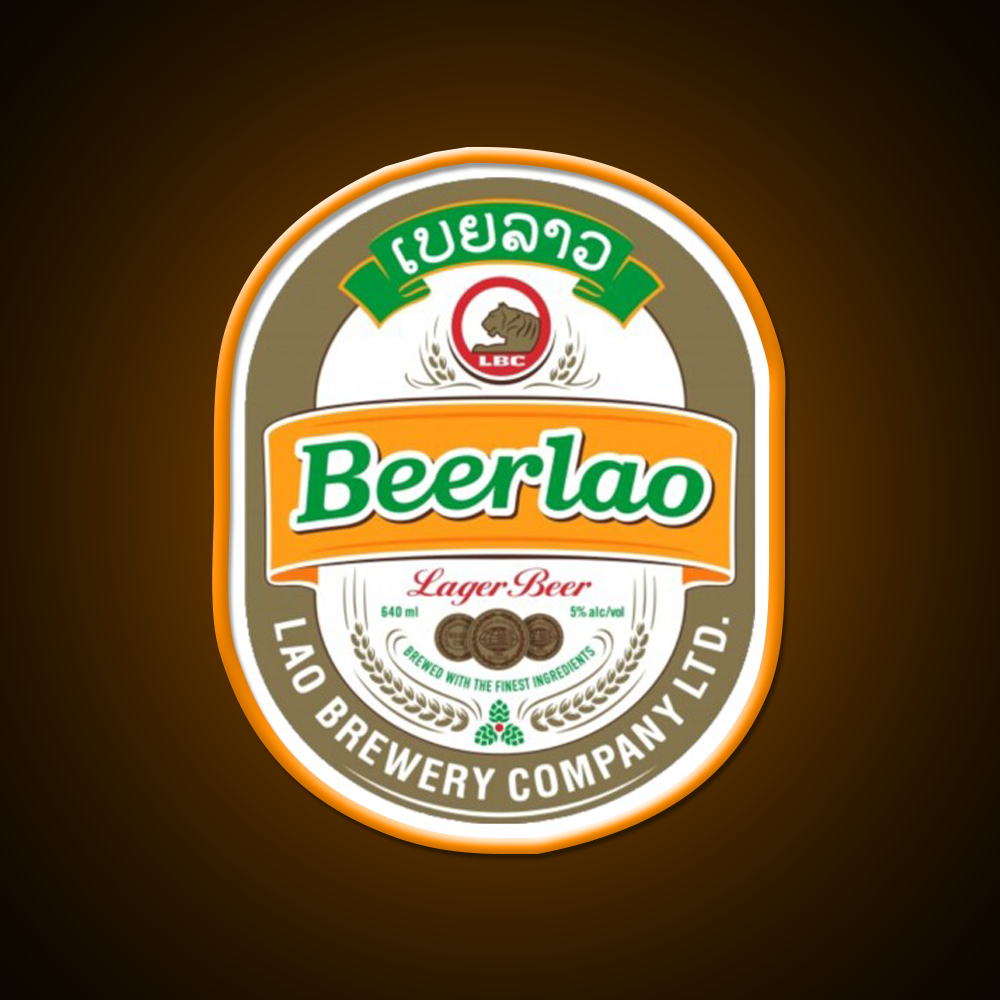 Beer Lao Beer Bar Decor Led Neon Sign Rgb Color - LED neon sign view 6