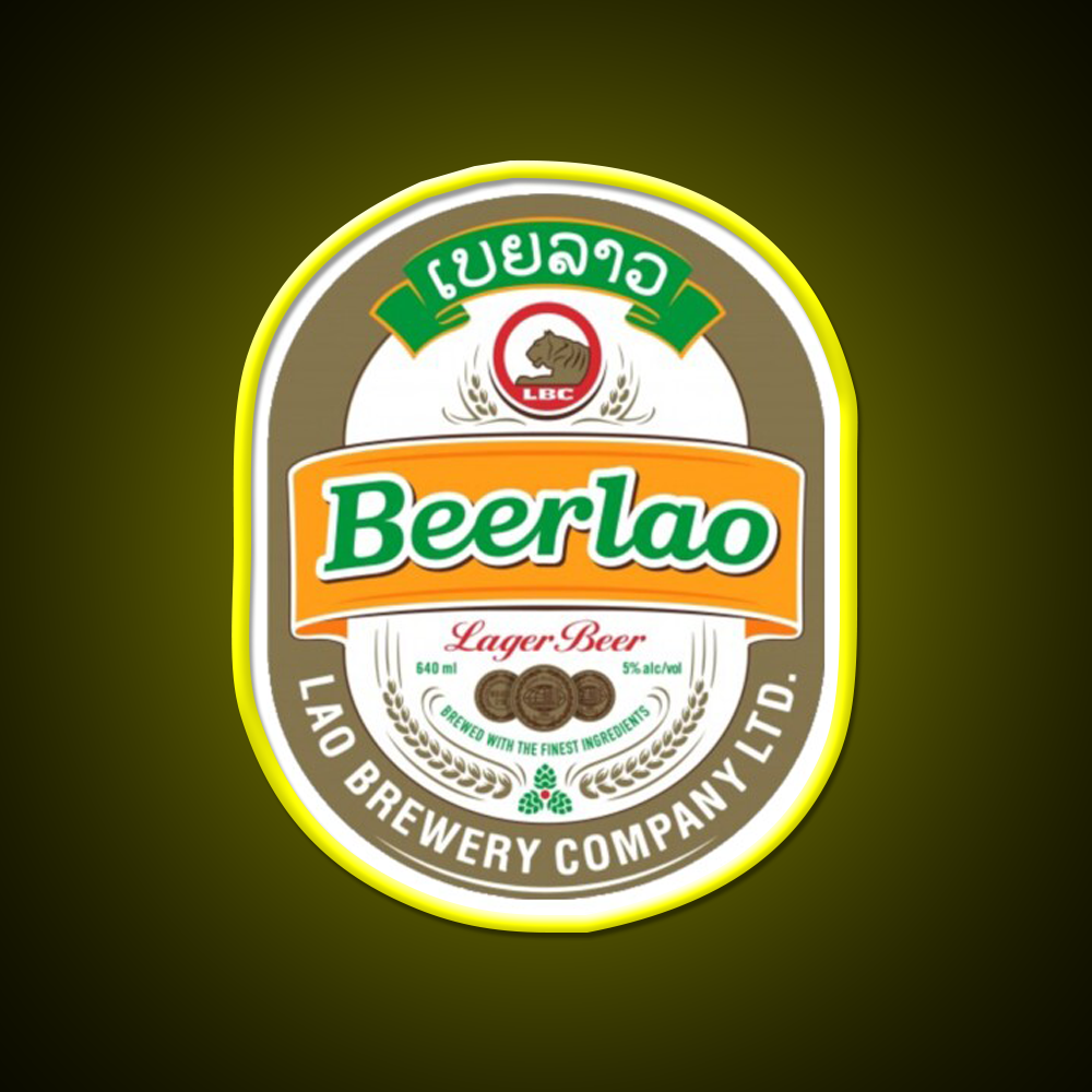Beer Lao Beer Bar Decor Led Neon Sign Rgb Color - LED neon sign view 7