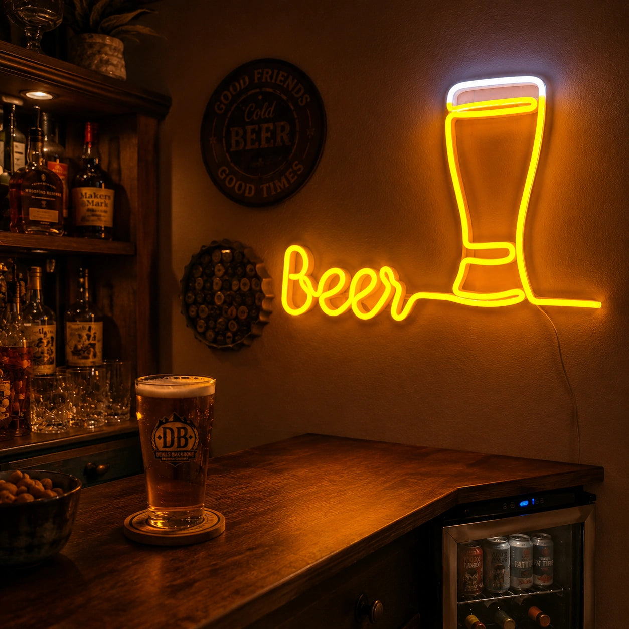 Beer LED Neon Sign - 03 Real Lifestyle Scene