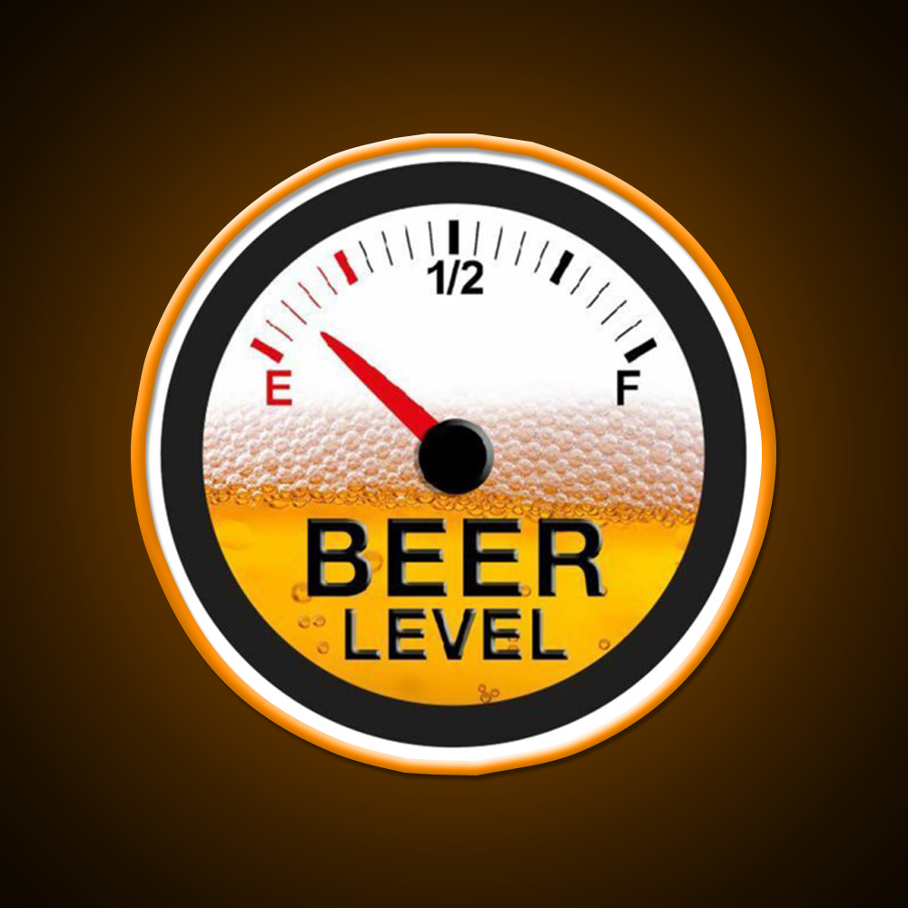 Beer Level Funny Beer Bar Decor Led Neon Sign Rgb Color - LED neon sign view 5