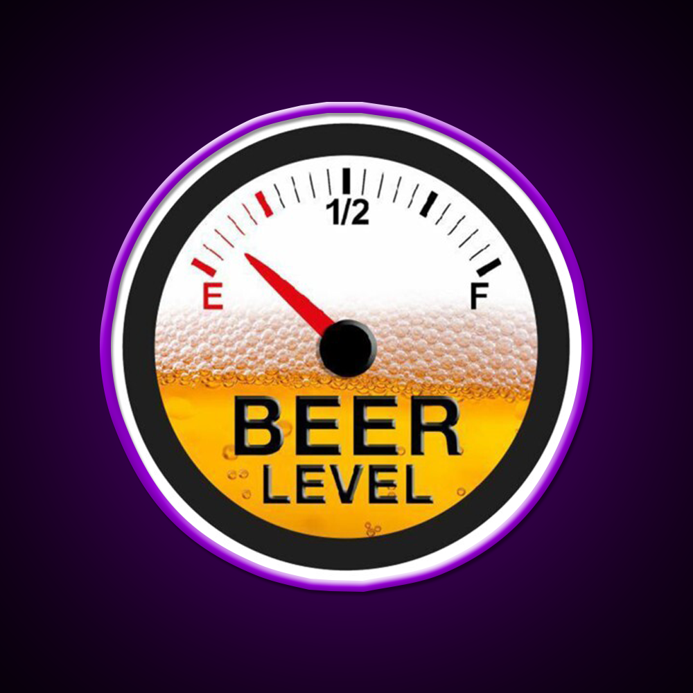 Beer Level Funny Beer Bar Decor Led Neon Sign Rgb Color - LED neon sign view 8