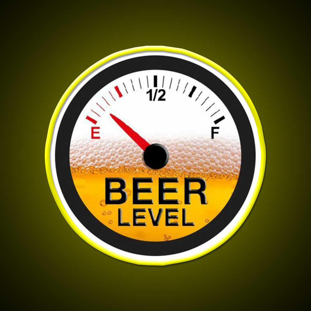 Beer Level Funny Beer Bar Decor Led Neon Sign Rgb Color - LED neon sign view 6