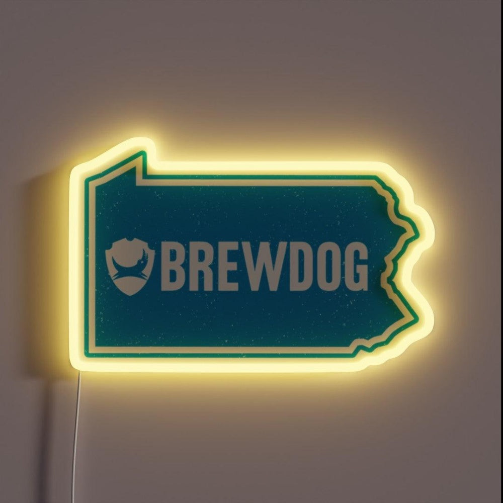 Beer Lover Rgb Led Neon Sign Bar Art - Custom LED neon sign front view
