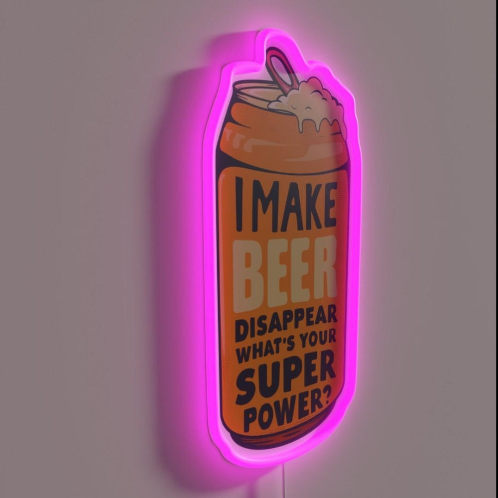 Beer Lover Rgb Led Neon Sign Bar Wall Decor - LED neon sign close-up detail