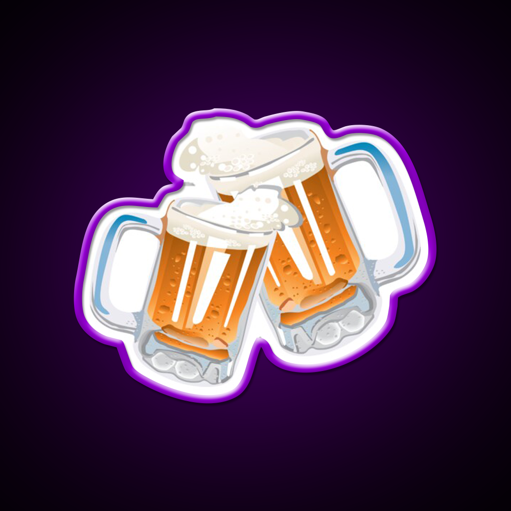 Beer Man Cave Bar Led Neon Sign Bar Wall Decor Rgb Color