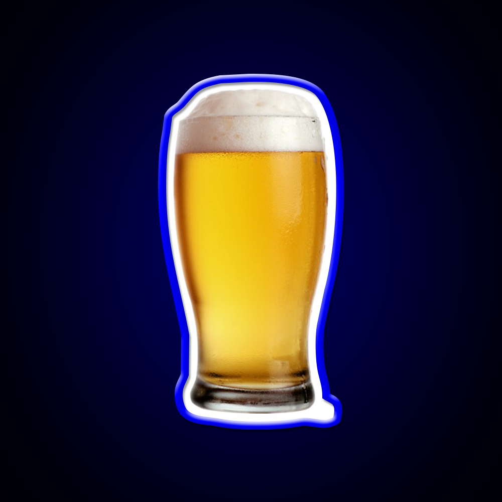 Beer Man Cave Bar Led Neon Sign Beer Cup Wall Art Rgb Color - LED neon sign view 5